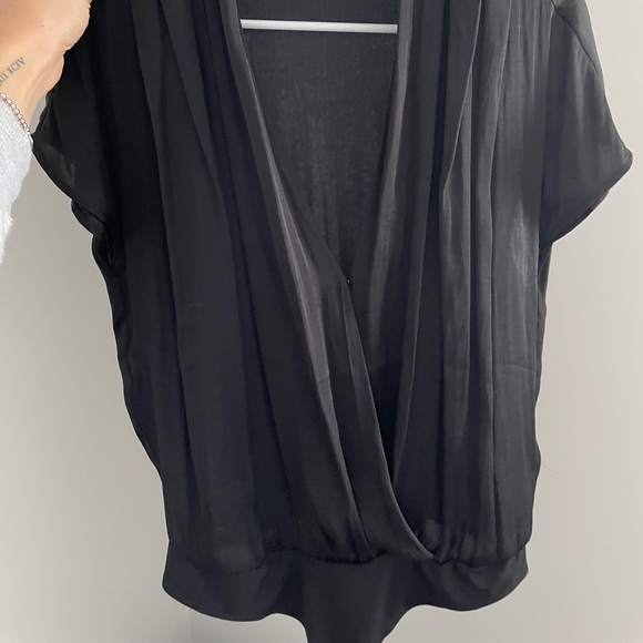 Black wrap bodysuit - Picture 3 of 6